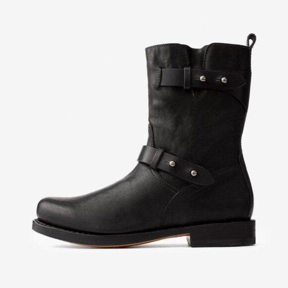 rag & bone Black Heeled Boots - Picture 1 of 16